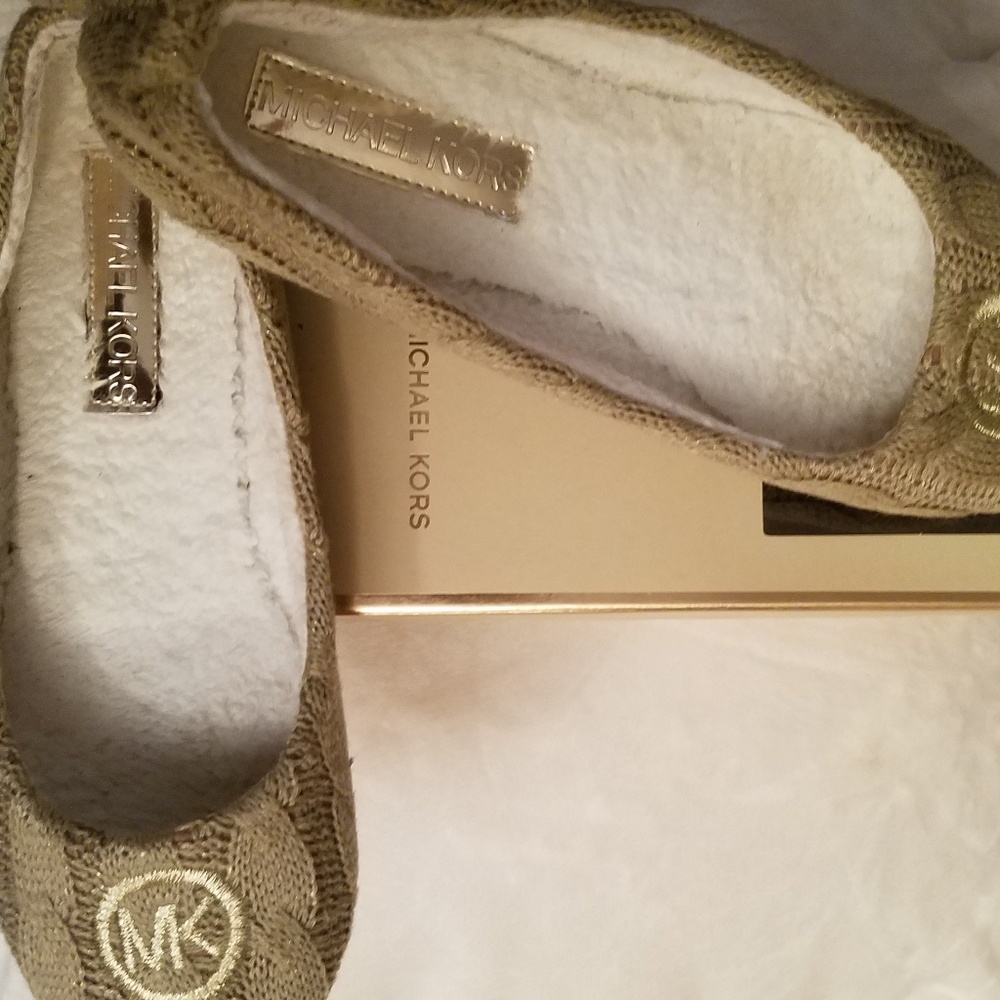 Michael Kors Cable Knit Ballet Shoes